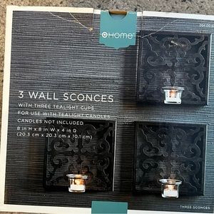 3 Wall Sconces